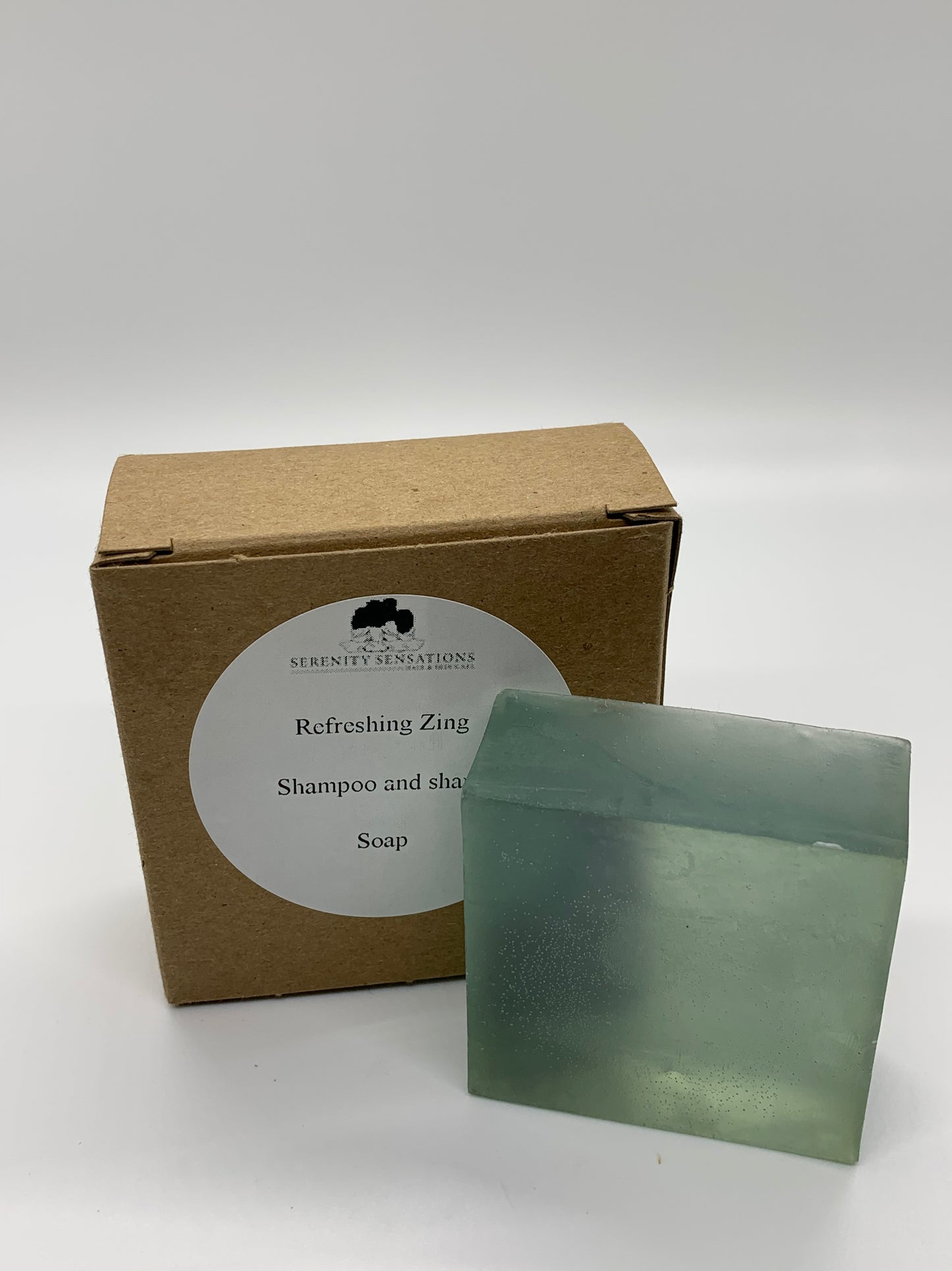 REFRESHING PEPPERMINT SHAMPOO AND SHAVE SOAP