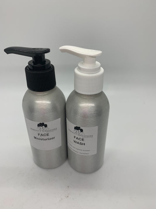 ANTIAGING FACE WASH AND MOISTURIZER
